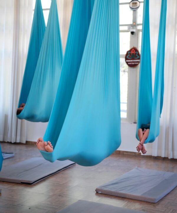 Aerial yoga practice